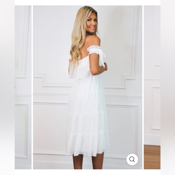 Tiered midi dress - Picture 2 of 7